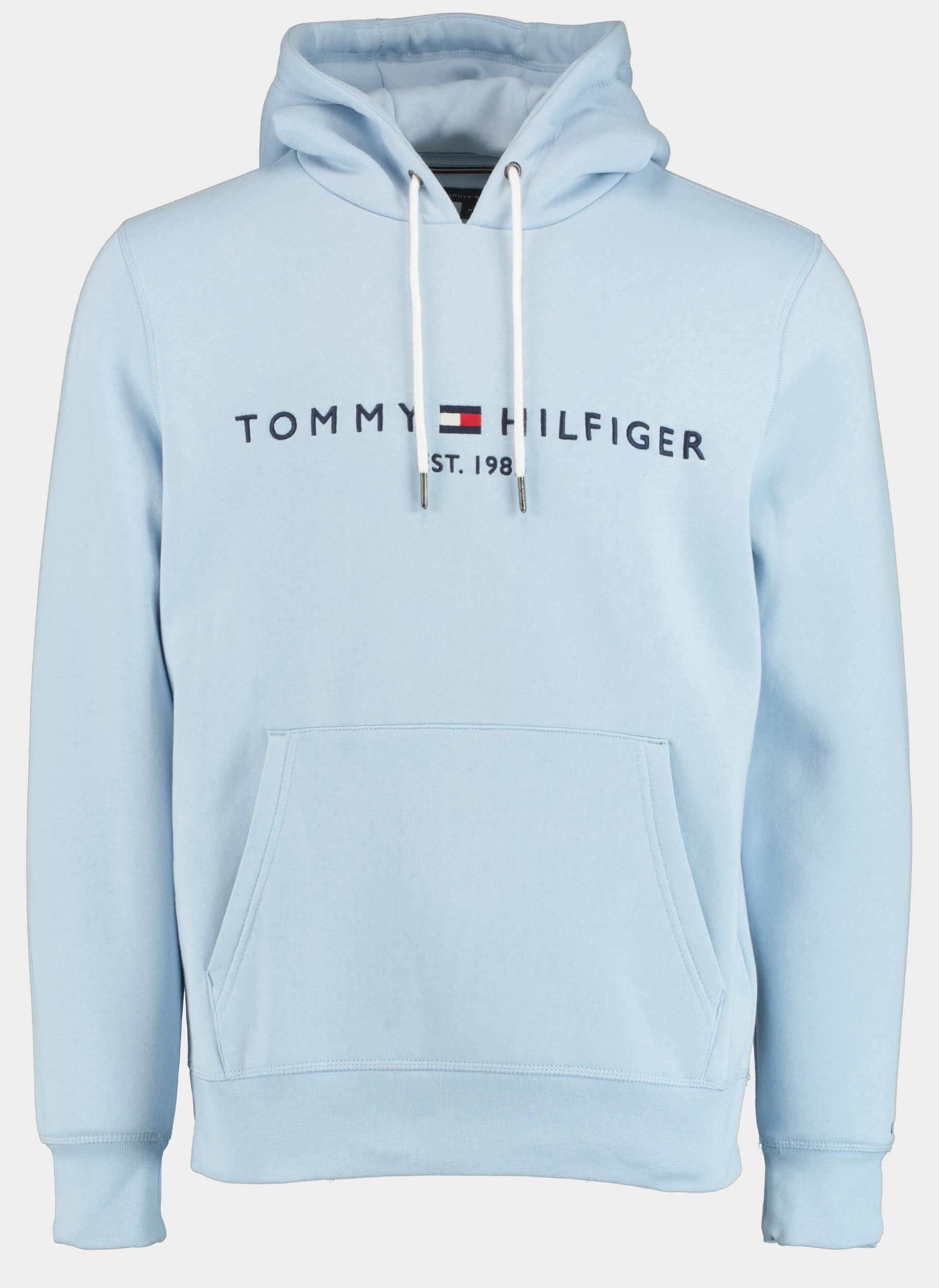 Tommy Hilfiger Sweater Blauw Tommy Logo Hoody MW0MW11599/C10