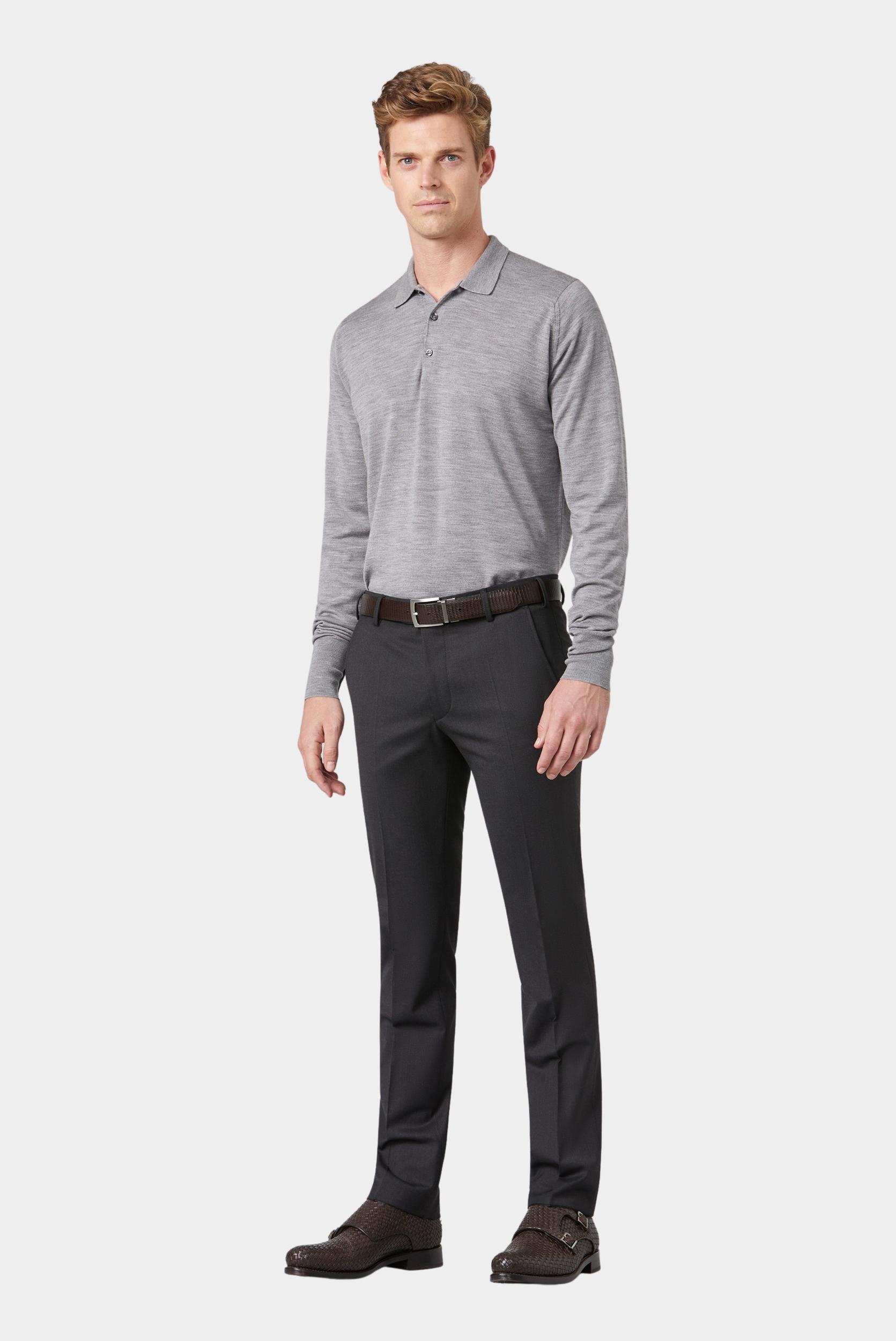 Meyer Wollen Pantalon Grijs ROMA Art. 9-288 1150928800/08