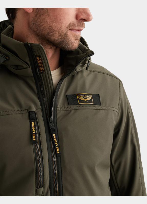 PME Legend Winterjas heren Groen Semi long jacket SUCCESSOR - PJA2602109/8039