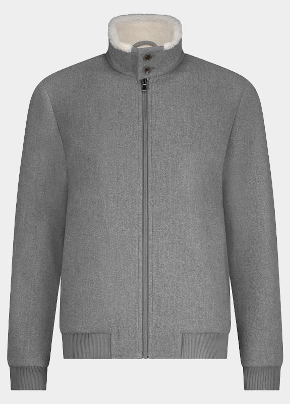Born With Appetite Winterjack Grijs Duke Outdoor Jacket BWA25301DU12/941 mid grey