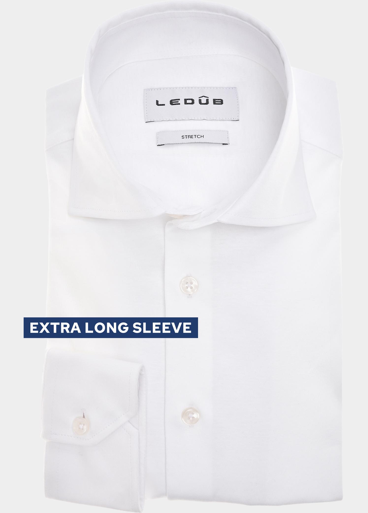 Ledub Overhemd extra lange mouw Wit  0143609/910-000-000