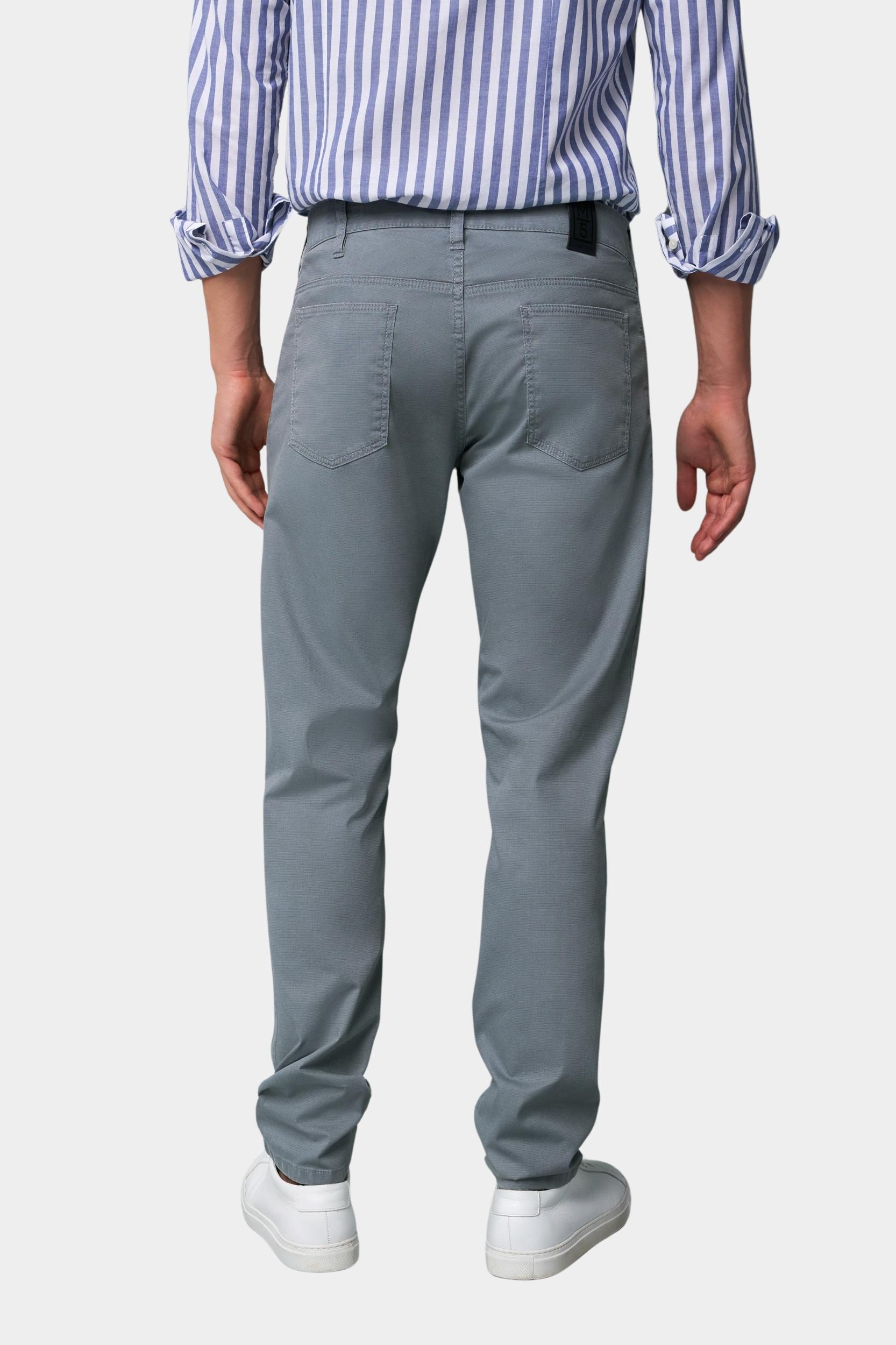 Meyer Katoenen Broek Grijs SLIM Art.1-6184 3611618400/05