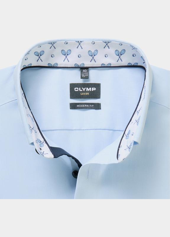 Olymp Zakelijk overhemd heren Blauw Luxor 136214/10