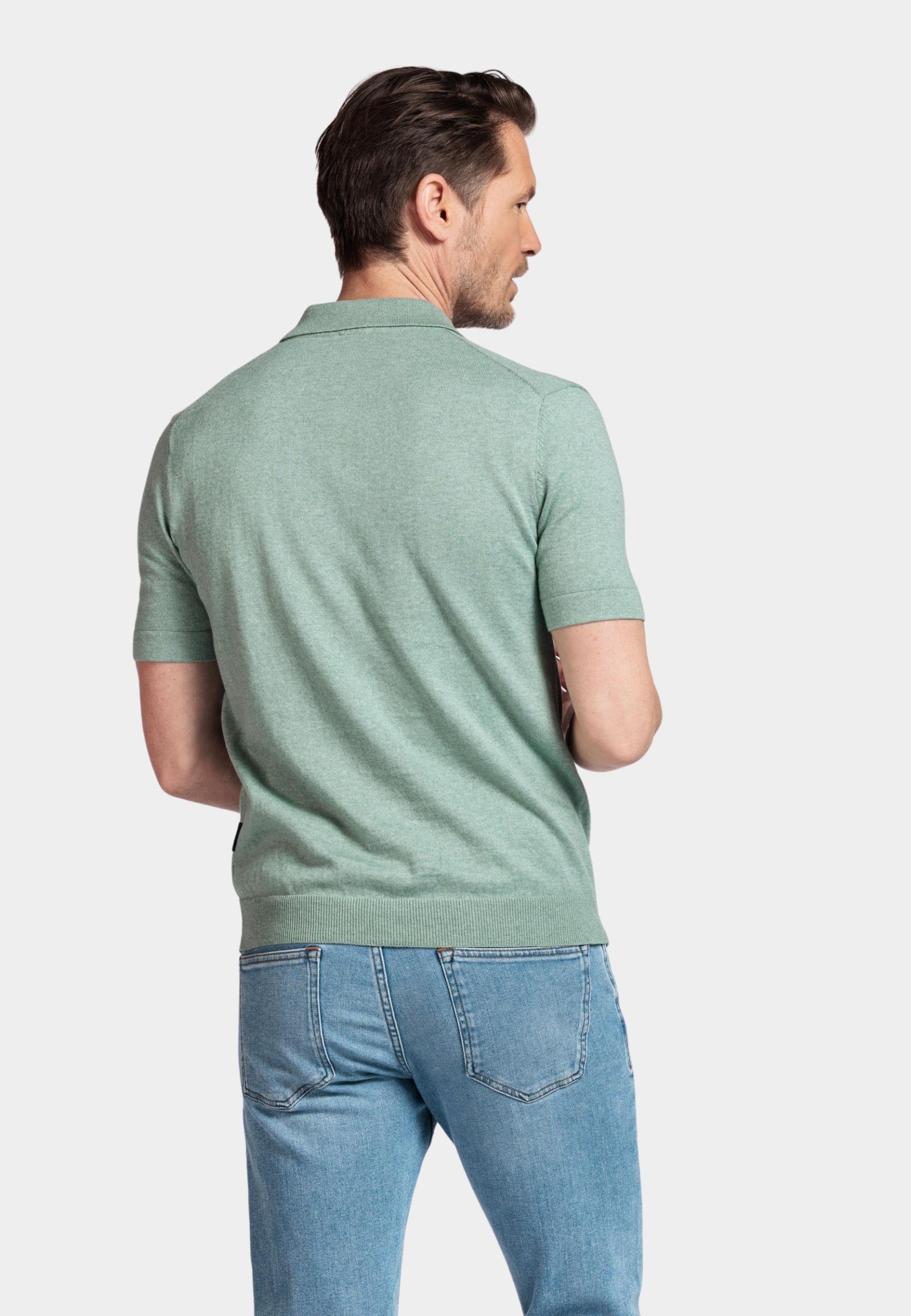 Baileys Polo korte mouw Groen Polo knitted Pullover - SS 14 515788/725