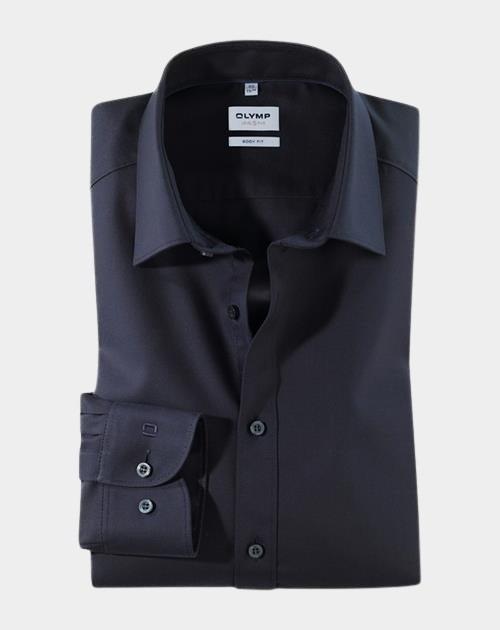 Olymp Business hemd lange mouw Blauw 0763/64 Hemden 076364/14