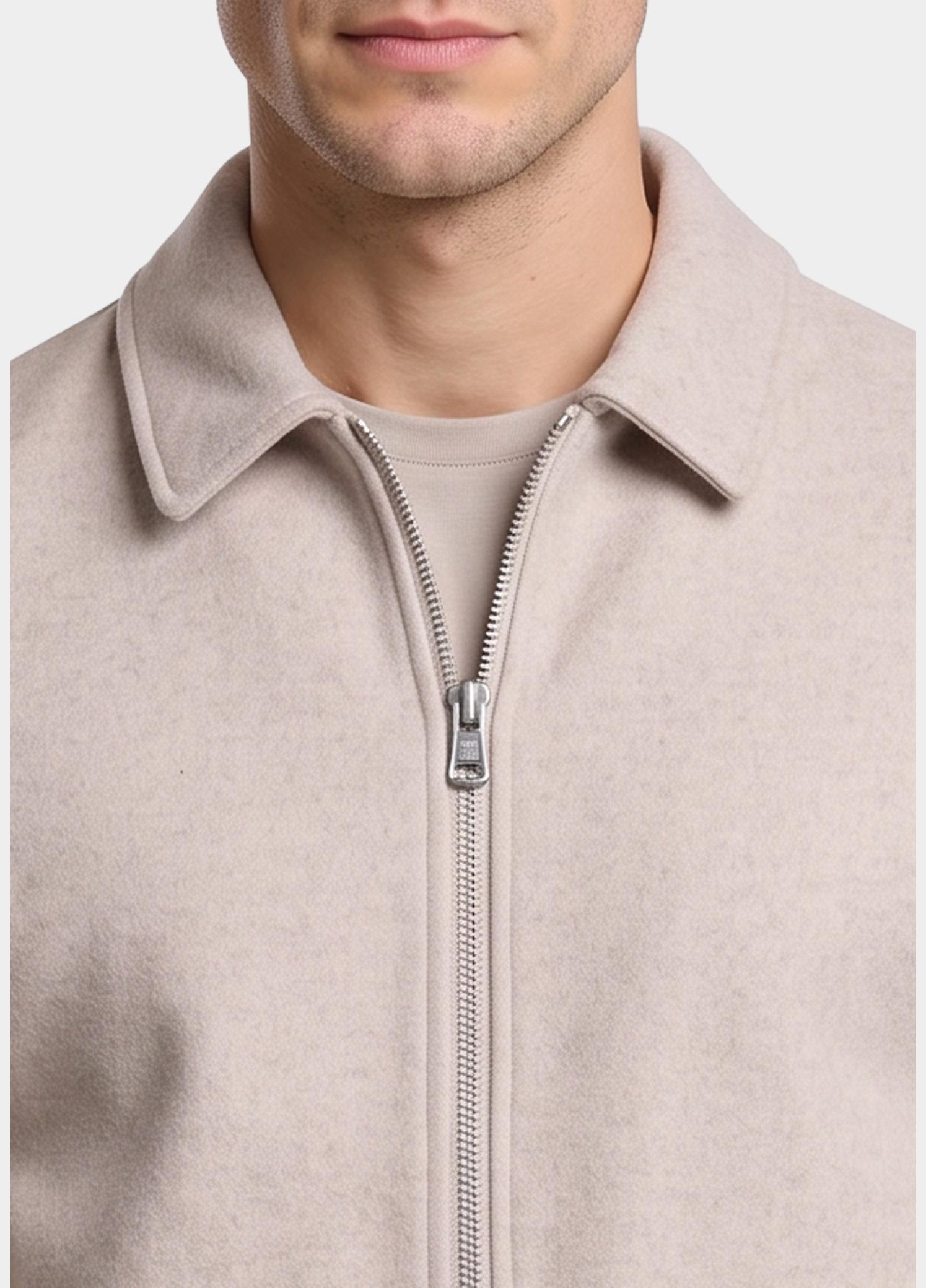 Cast Iron Winterjas heren Beige Short jacket Twool Smart Jack CJA2608156/7715