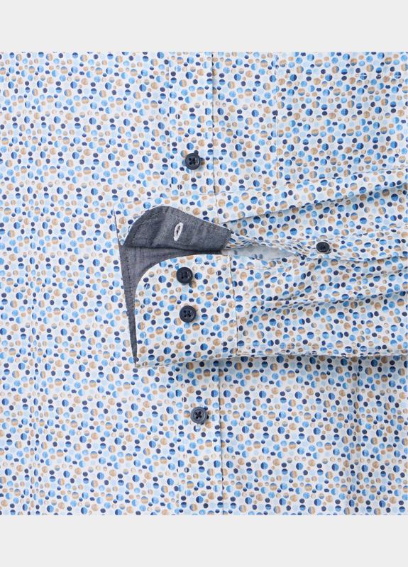 Casamoda Casual hemd lange mouw Beige B.D. Casual Fit 126130260/600