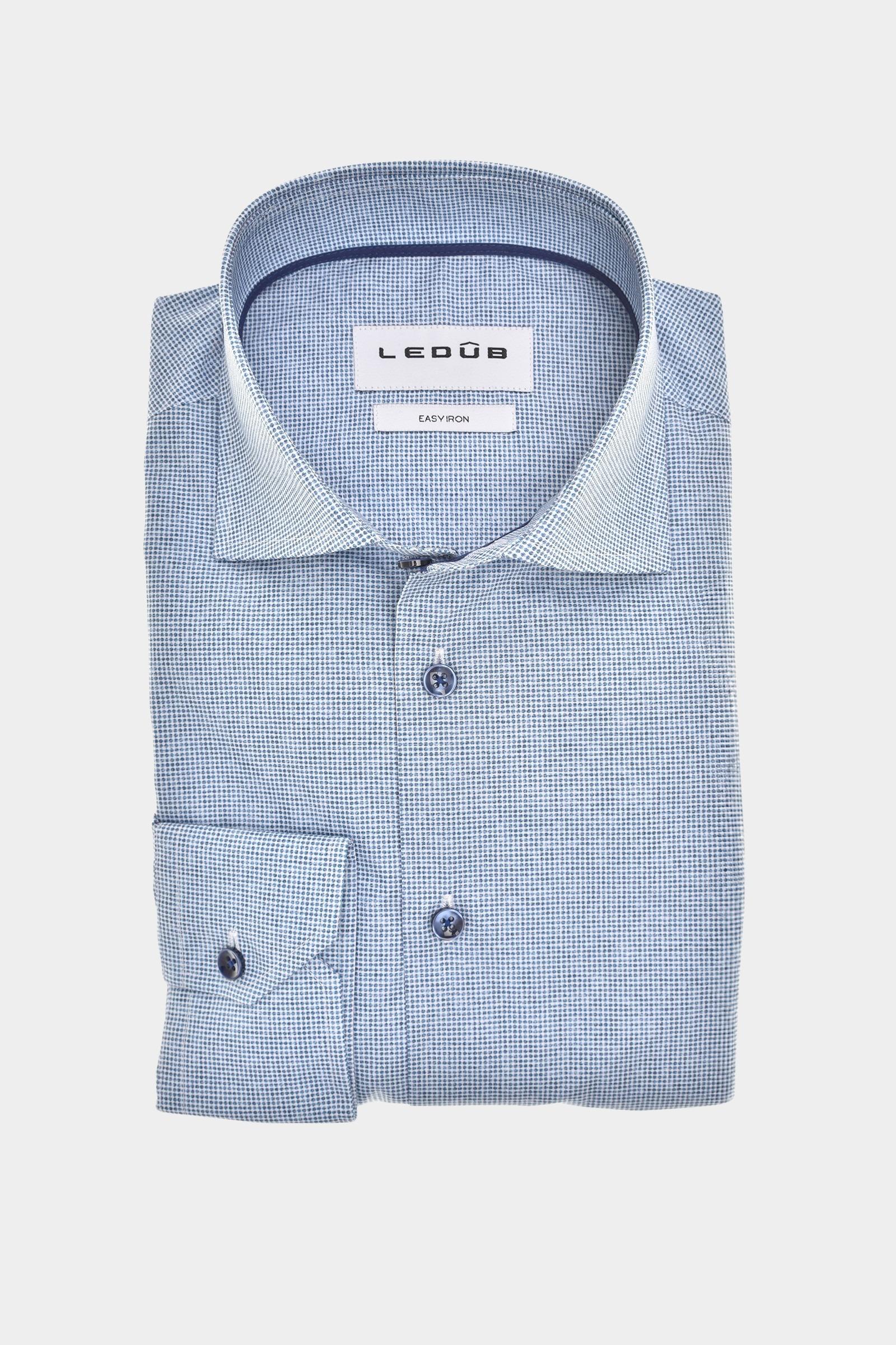 Ledub Business hemd lange mouw Blauw MFN5 0143094/160-175-000