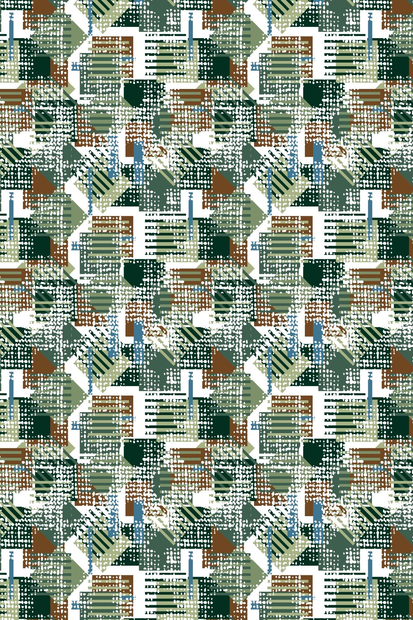 R.B. Boston Casual hemd lange mouw Groen Franklin LS Button Down 527670/714