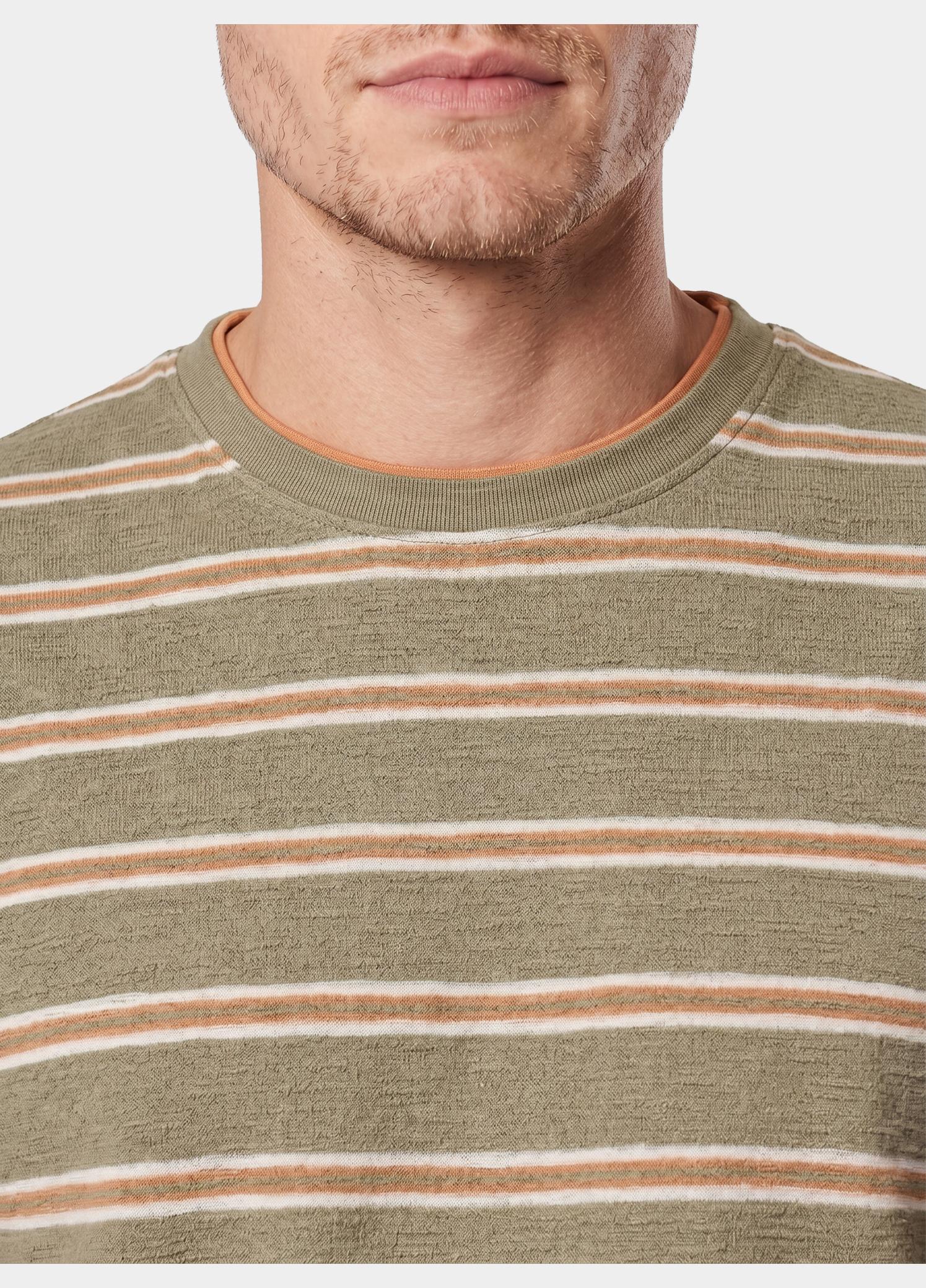 Cast Iron T-shirt korte mouw Bruin Short sleeve r-neck relaxed f CTSS2606585/6148