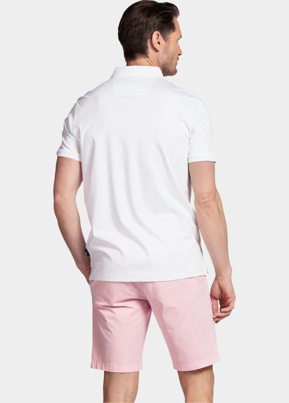 Giordano Polo heren Wit Lino Short Sleeve Polo Liquid 616578/10