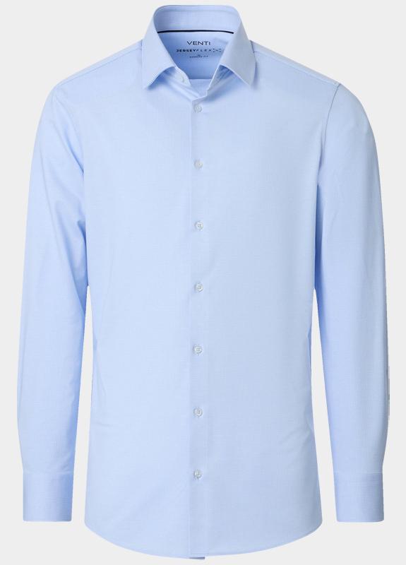 Venti Business hemd lange mouw Blauw Kent Modern Fit 154517200/100