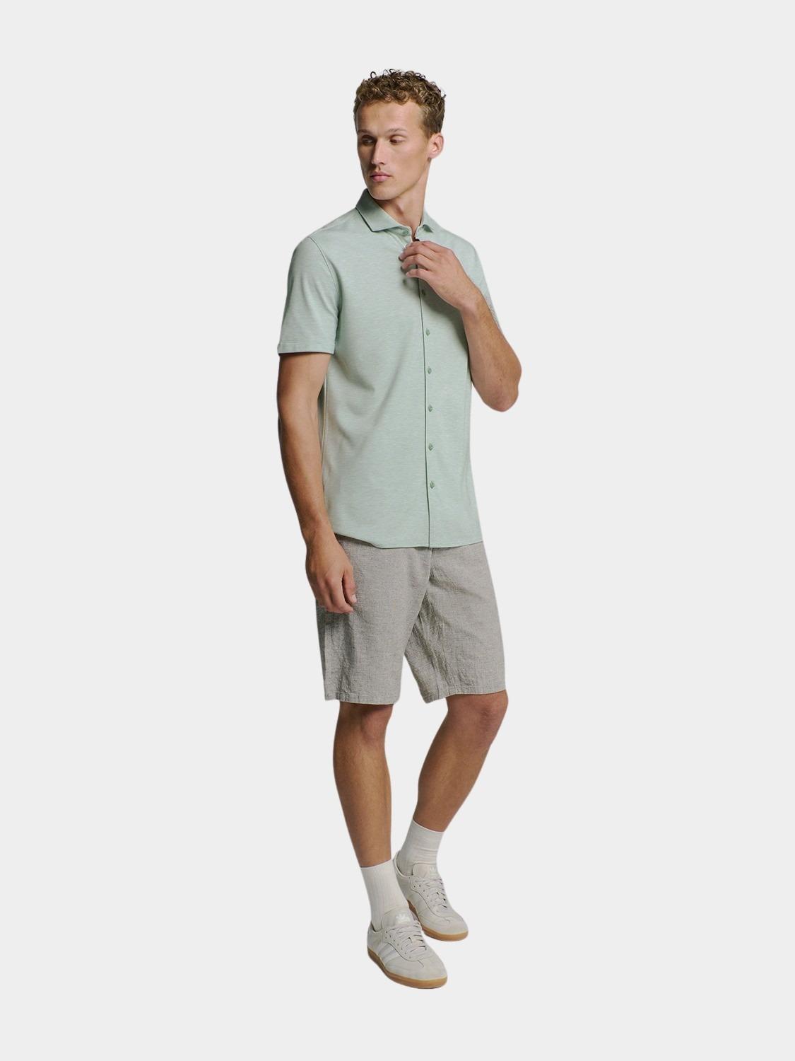 No Excess Casual hemd korte mouw Groen  27420381/058