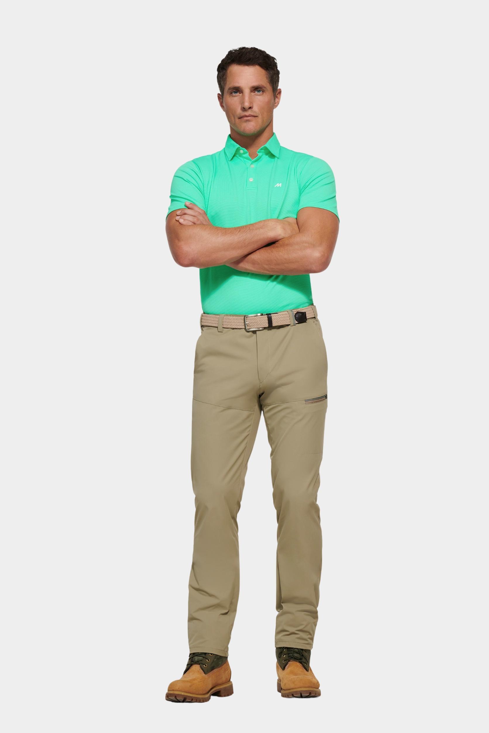 Meyer Polo korte mouw Groen RORY Art.9-9006 9519900600/21