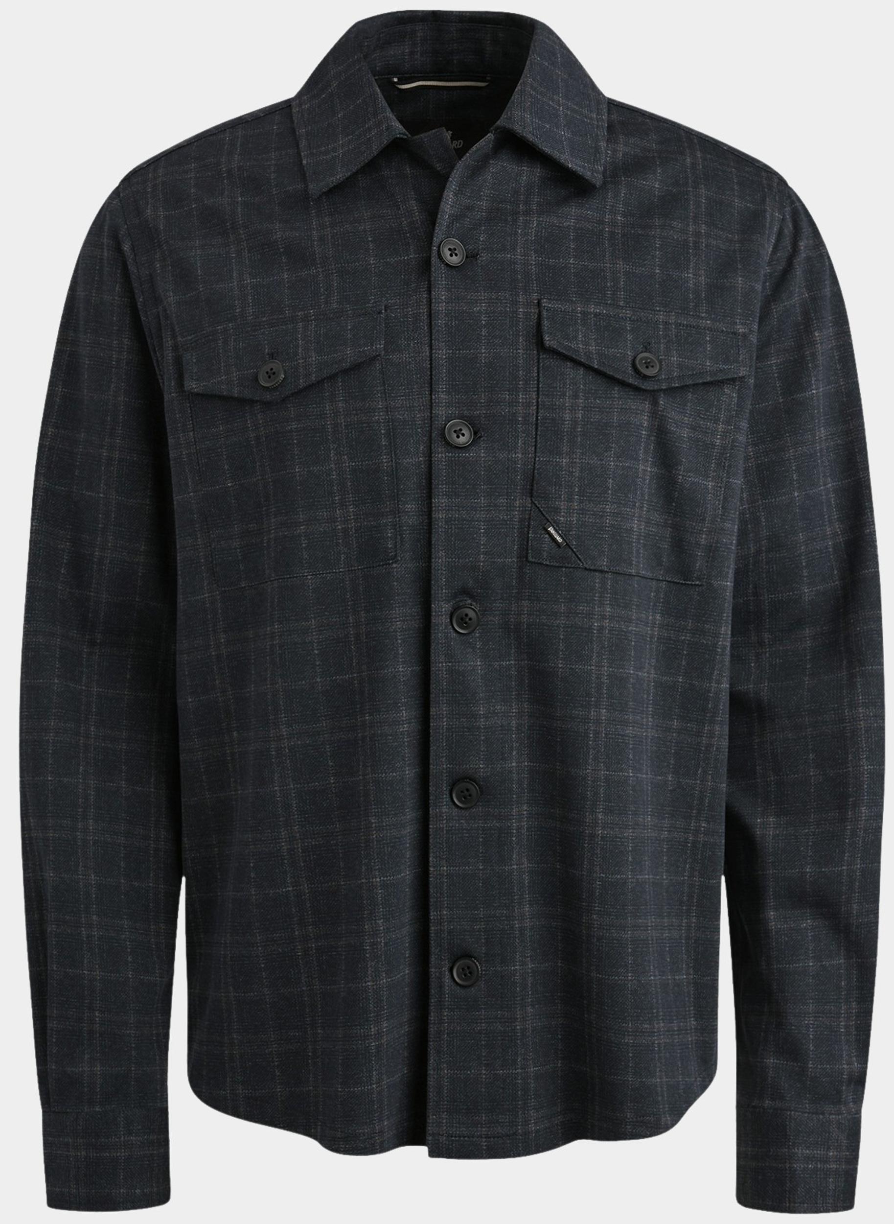 Vanguard Casual hemd lange mouw Blauw LONG SLEEVE SHIRT Check Tech VSI2508205/5073