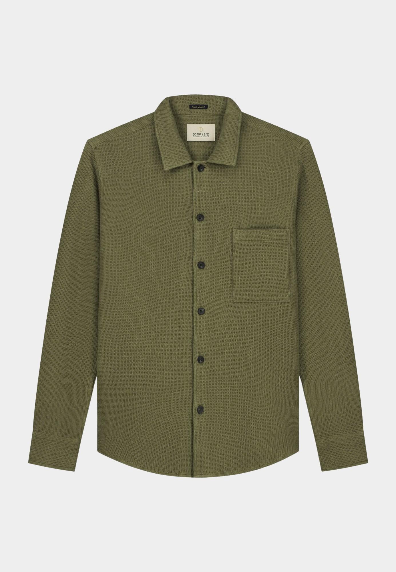 Dstrezzed Casual hemd lange mouw Groen Daniel shirt 303852/557