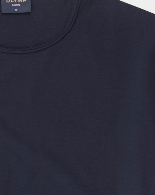 Olymp T-shirt korte mouw Blauw T-Shirt CO/EL 560172/18