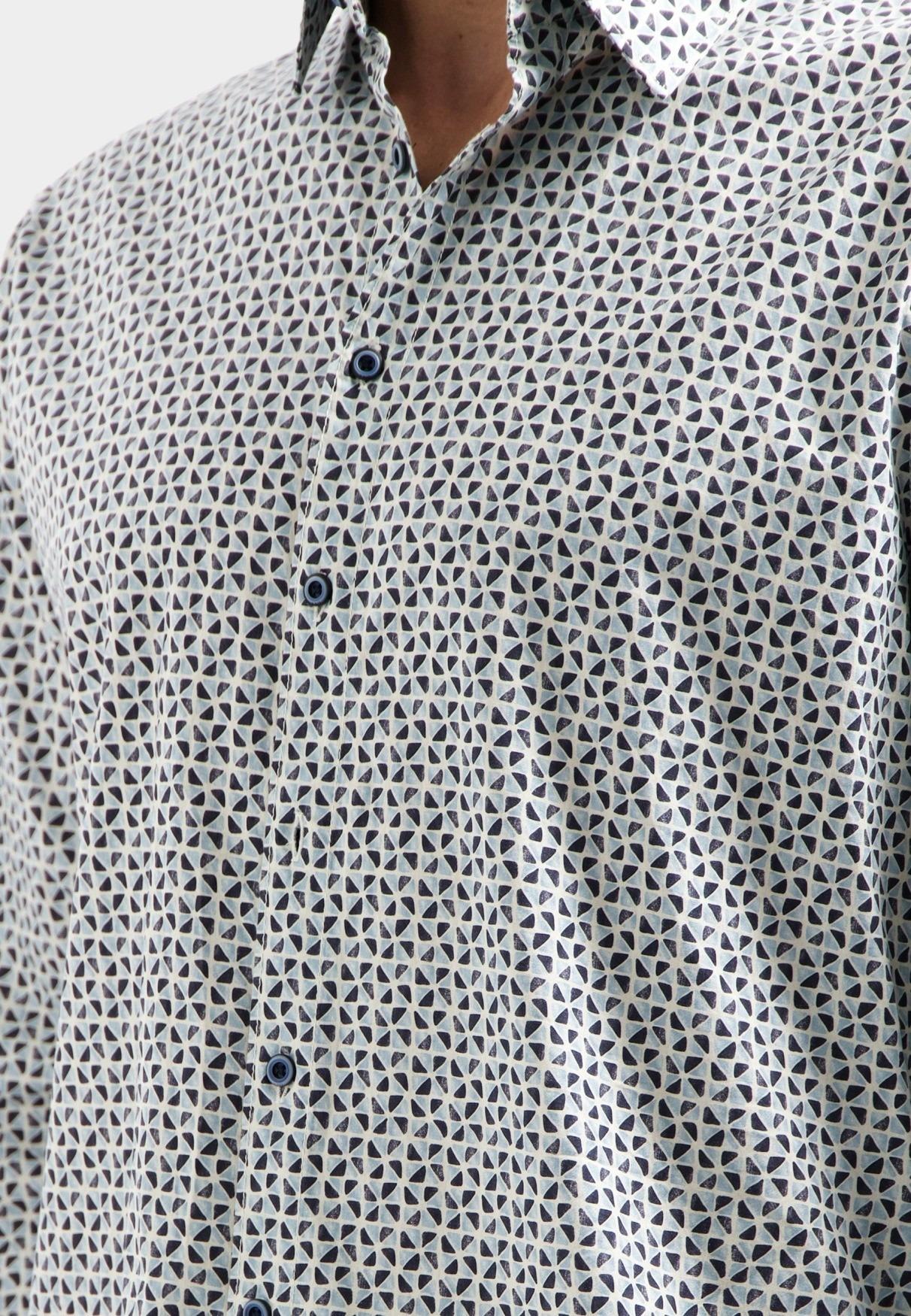 No Excess Casual hemd lange mouw Blauw  29430921/138