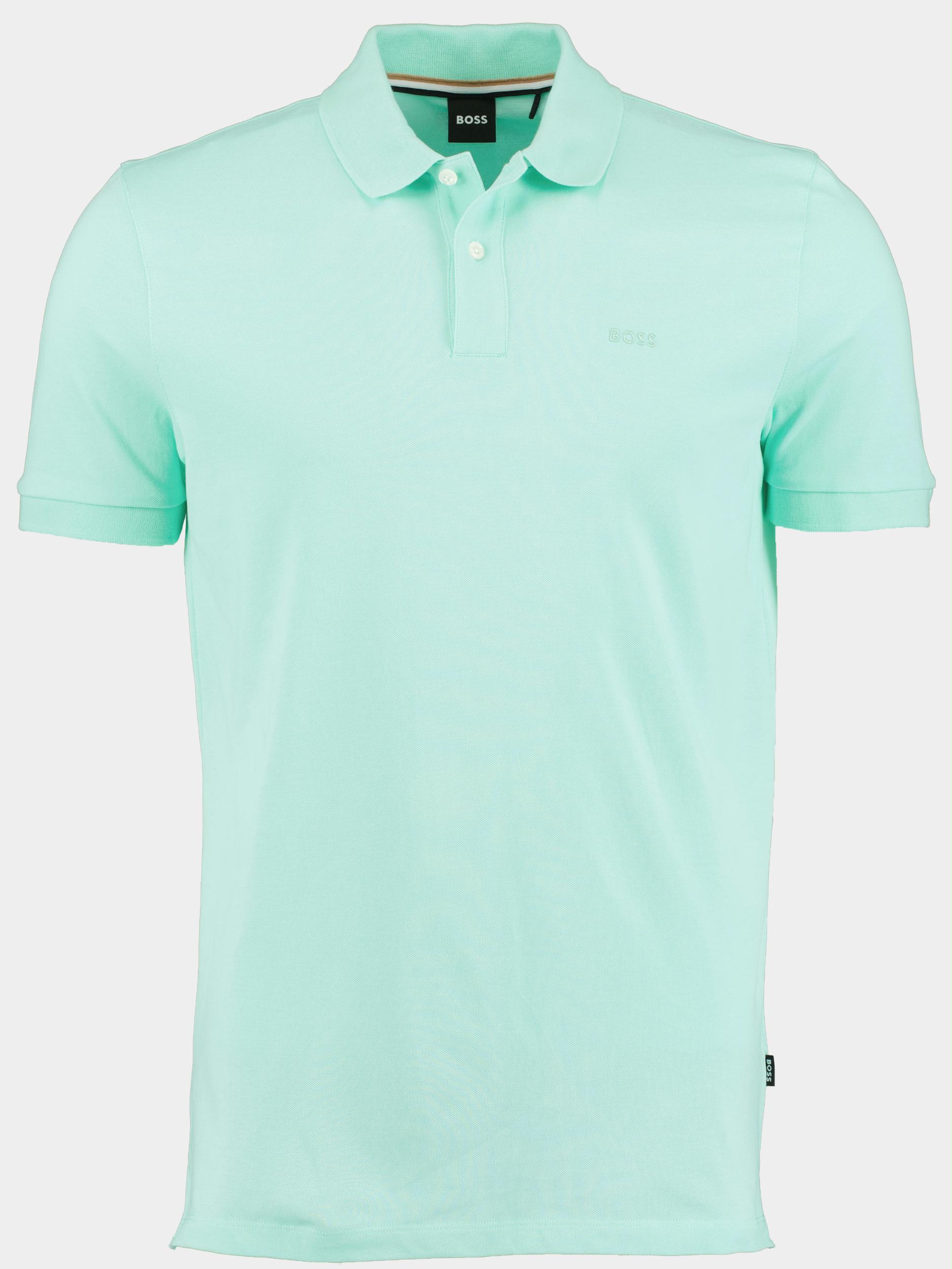 BOSS Black Polo korte mouw Groen Pallas 10241531 02 50468301/352