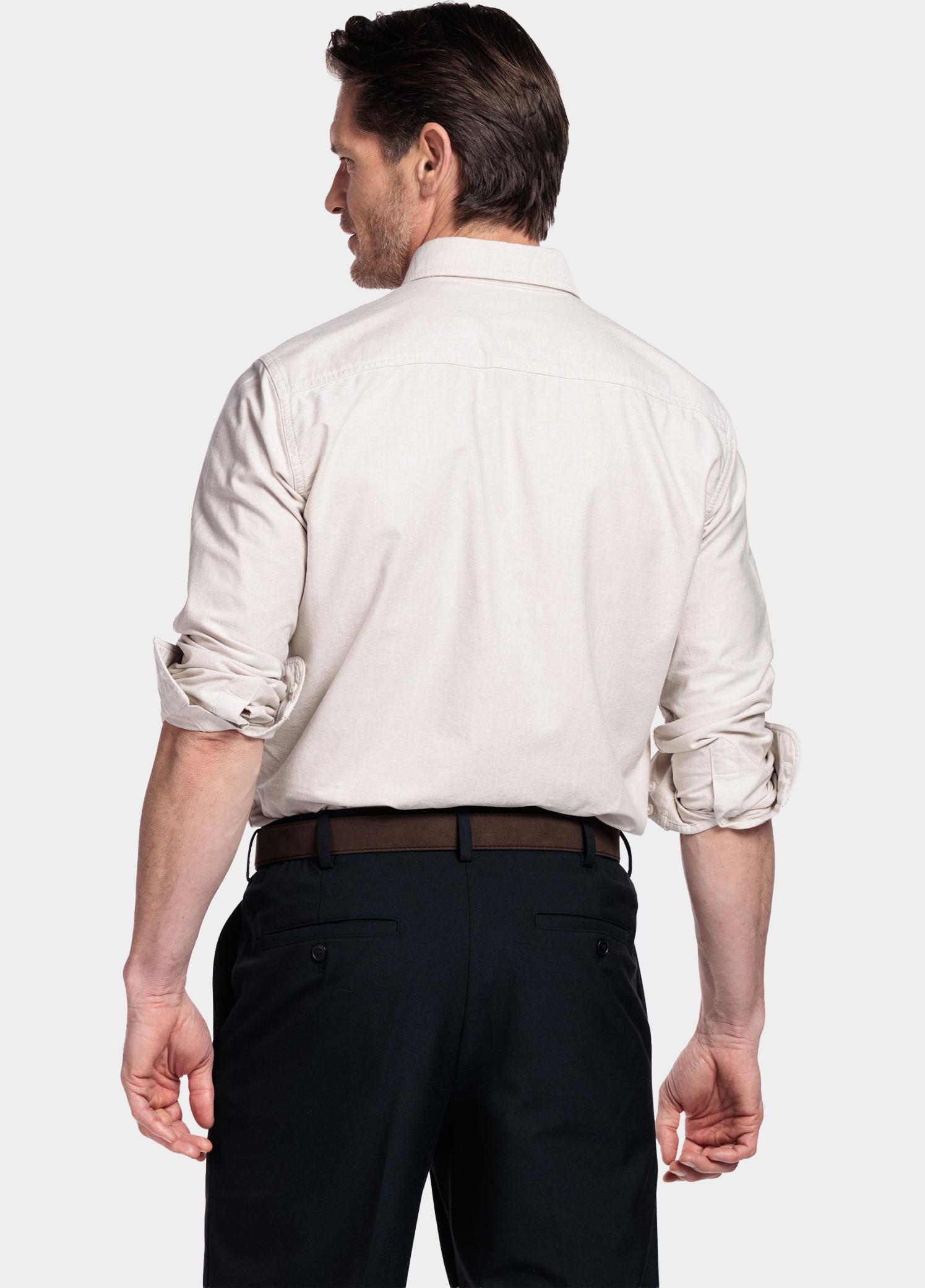 Giordano Overhemd heren Wit Brando Long Sleeve Button Dow 617052/81