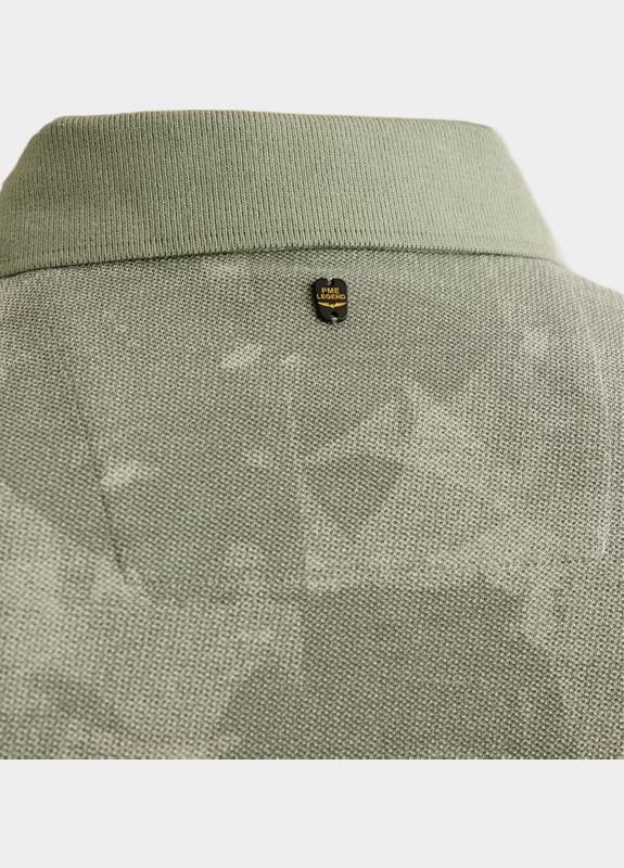 PME Legend Polo korte mouw Groen Short sleeve polo printed two PPSS2604851/6123