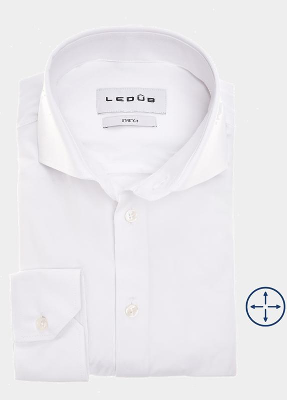 Ledub Business hemd lange mouw Wit  0702051/910-000-000
