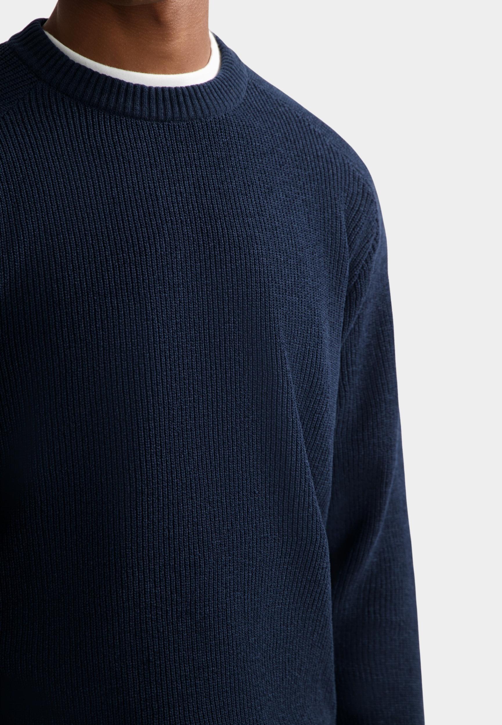 Dstrezzed Pullover Blauw DS_Chenille Crewneck 405722-SMO/649