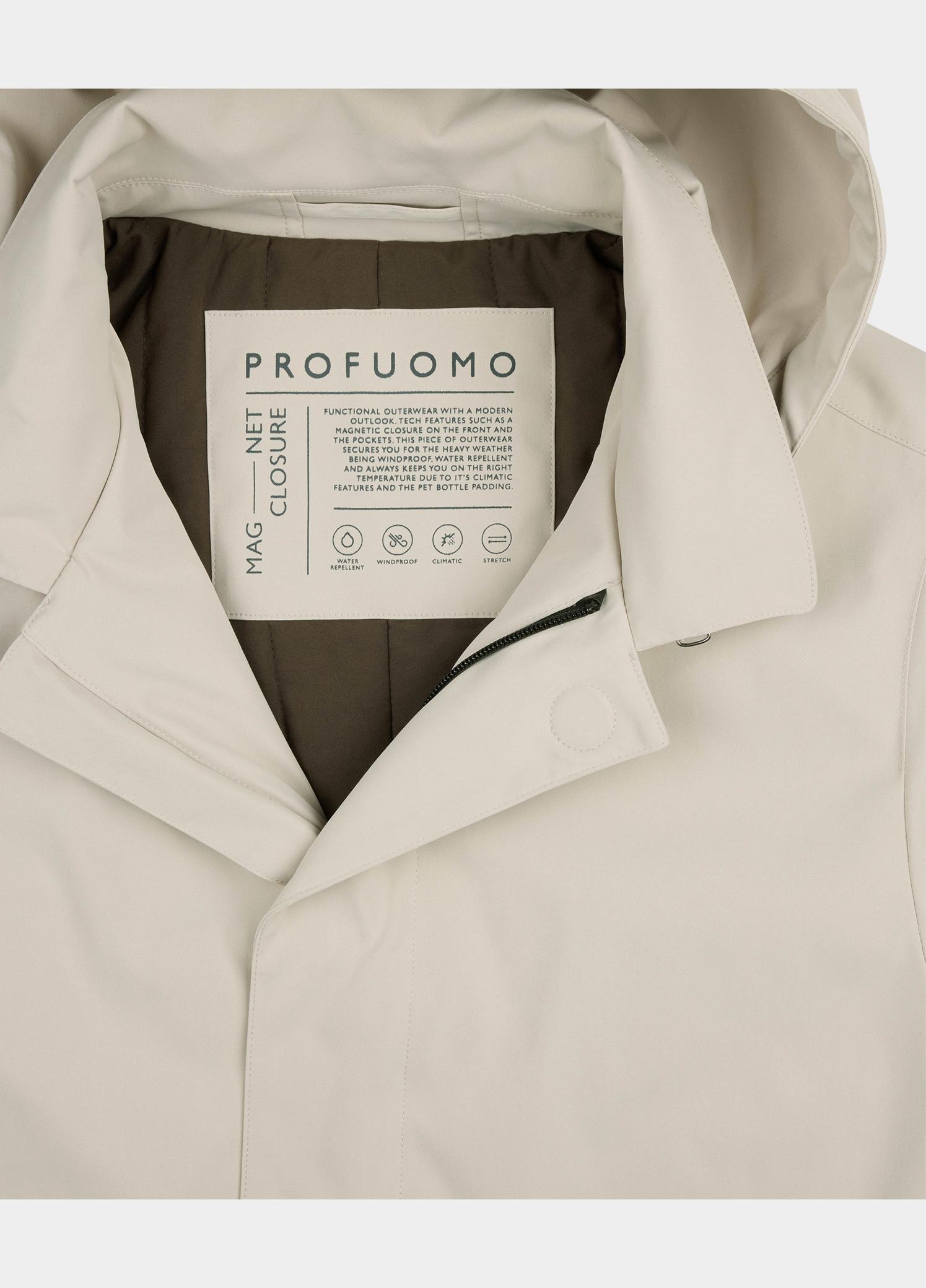 Profuomo Regenjas heren Beige  PPWU30004/B