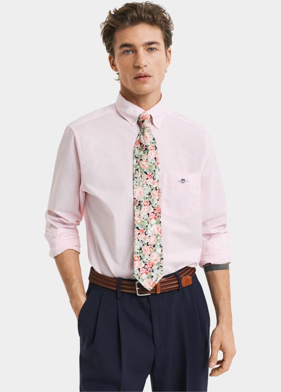 Gant Overhemd heren Roze Regular Fit Classic overhemd 3000100/662