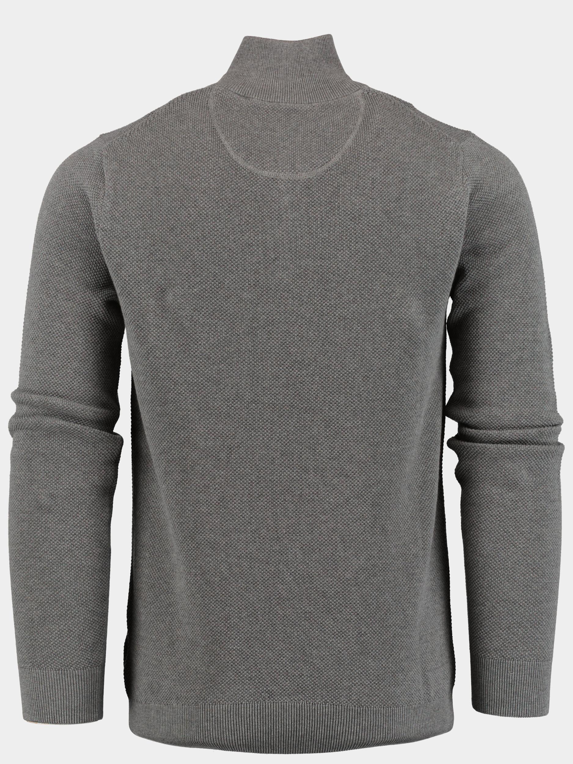 Gant Pullover Grijs Cotton Pique Half Zip 8030523/92