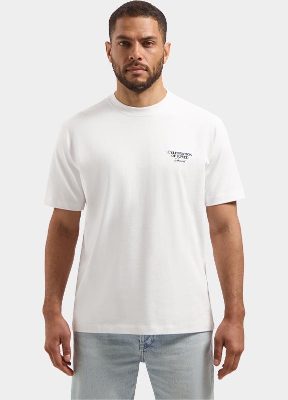 Dstrezzed T-shirt heren Wit DS_Collin Artwork Tee 203512/100