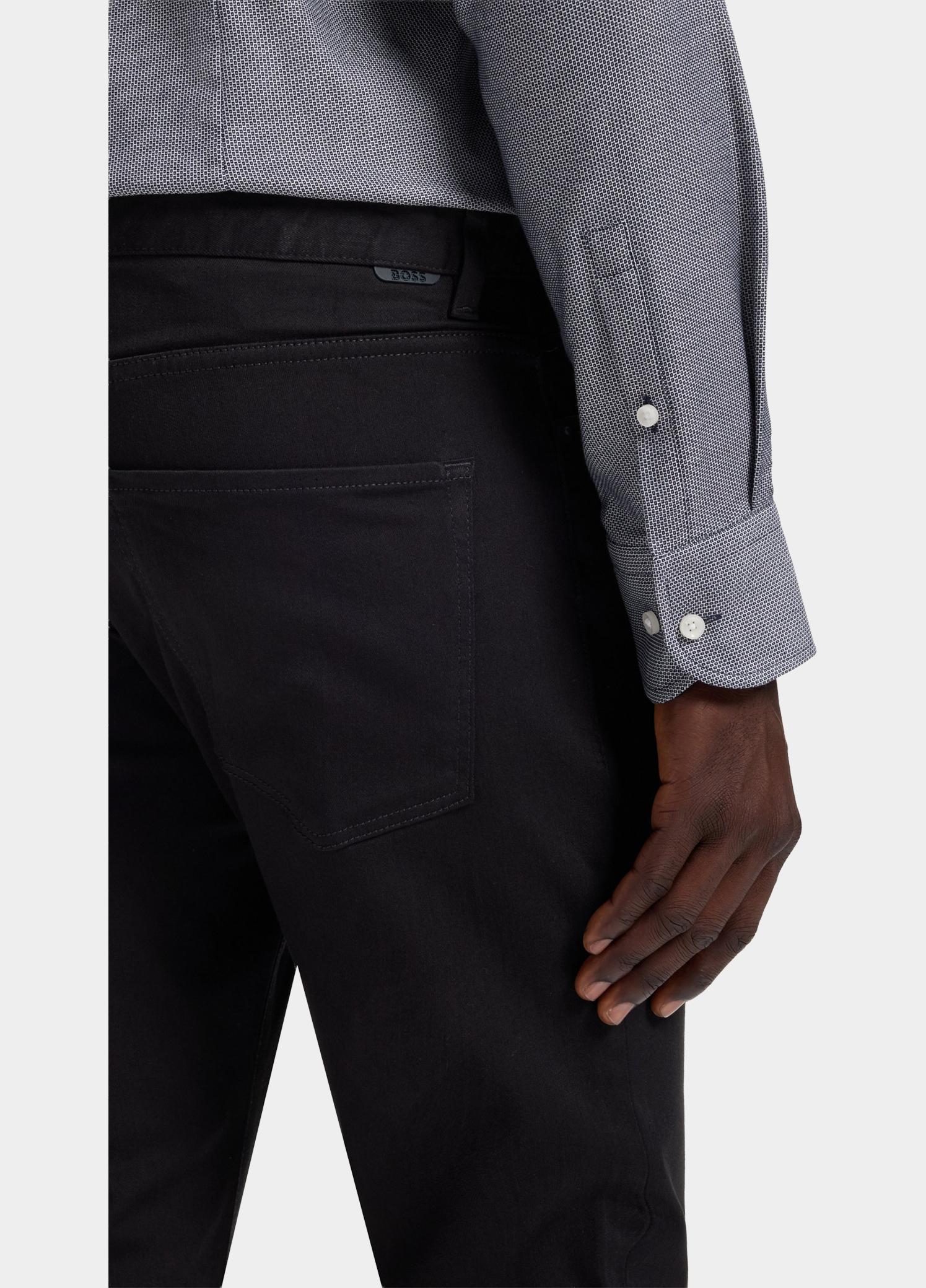 BOSS Black Katoenen 5-Pocket Blauw P-Delaware5 10276771 01 50553954/404