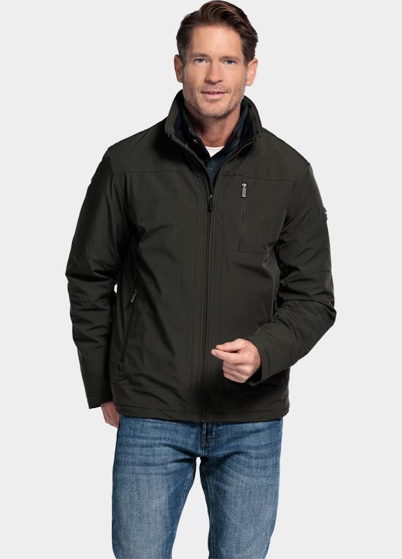 Baileys Winterjas heren Groen Jacket Zipped sidepockets 522370/79