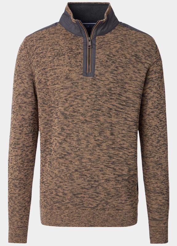 Casamoda Vest Bruin Stricktroyer 454477700/630