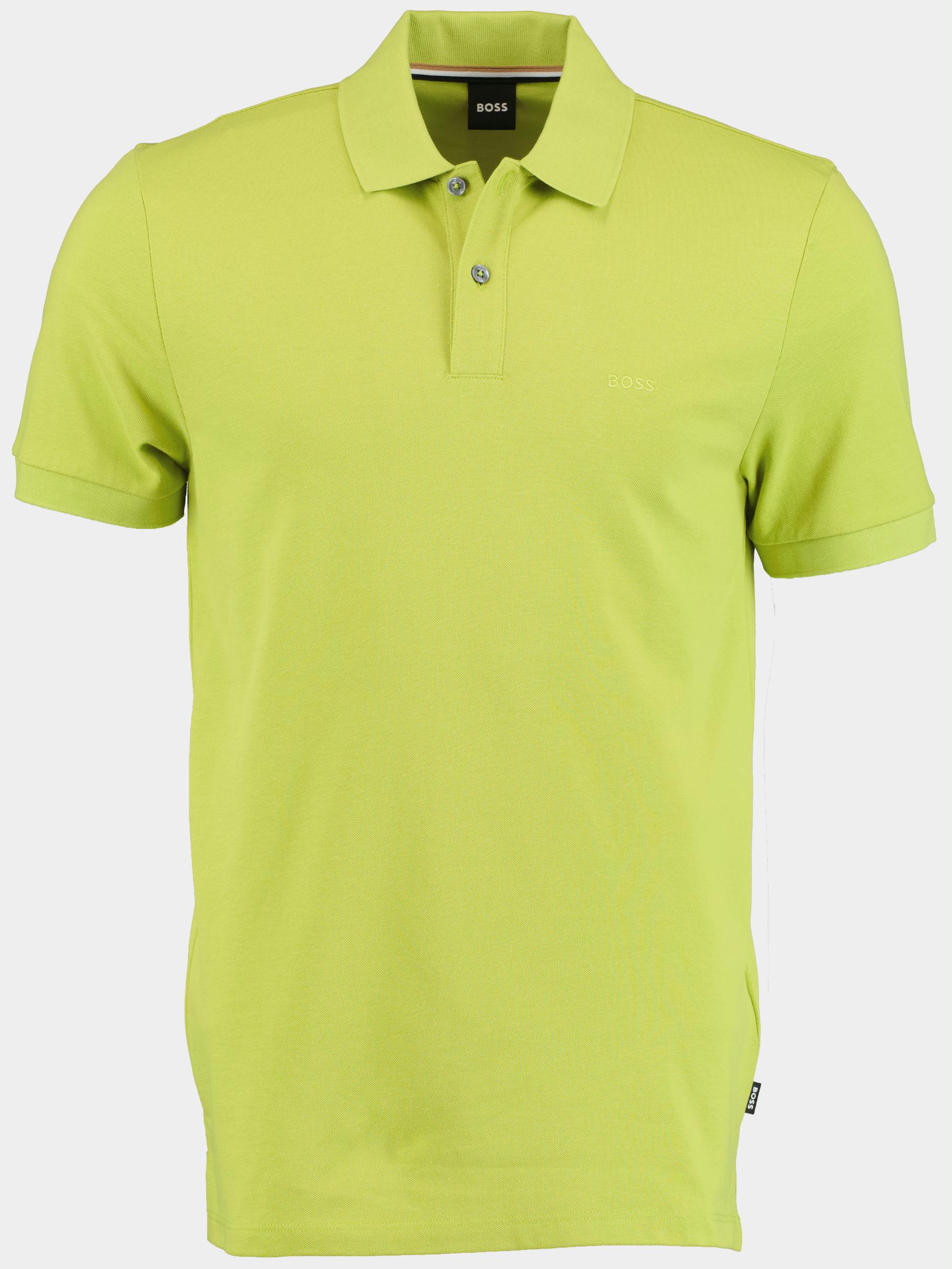 BOSS Black Polo korte mouw Groen Pallas 10241531 02 50468301/317