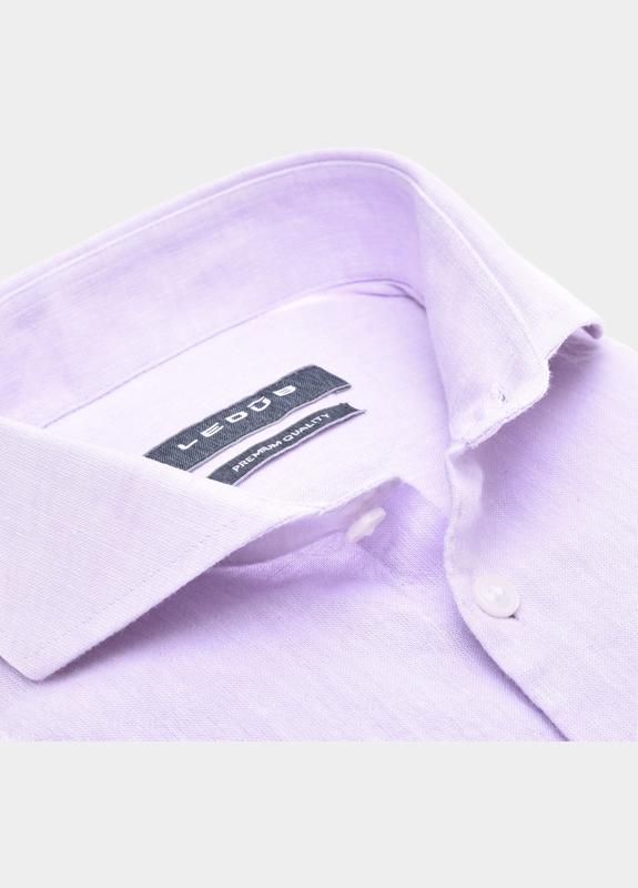 Ledub Business hemd lange mouw Paars  0142466/730-000-000