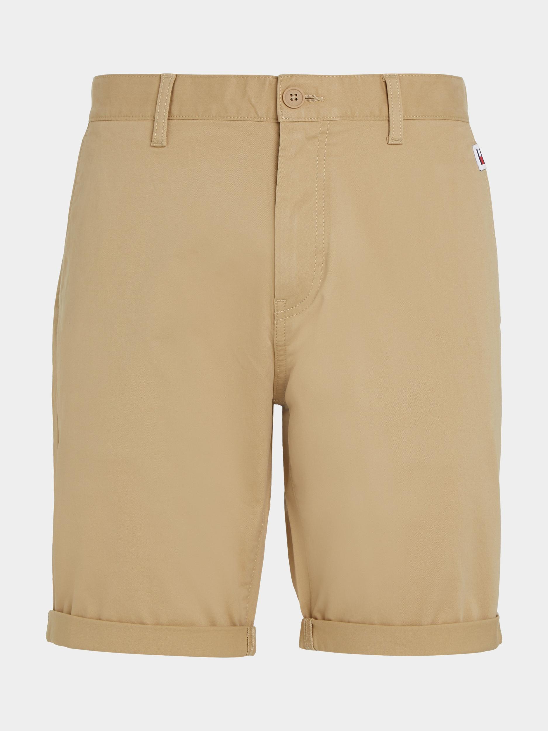 Tommy Jeans Korte Broek Beige Scanton Short DM0DM18812/AB0