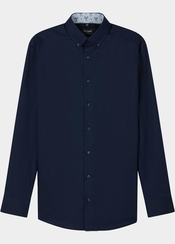 Olymp Zakelijk overhemd heren Blauw Luxor 136214/18