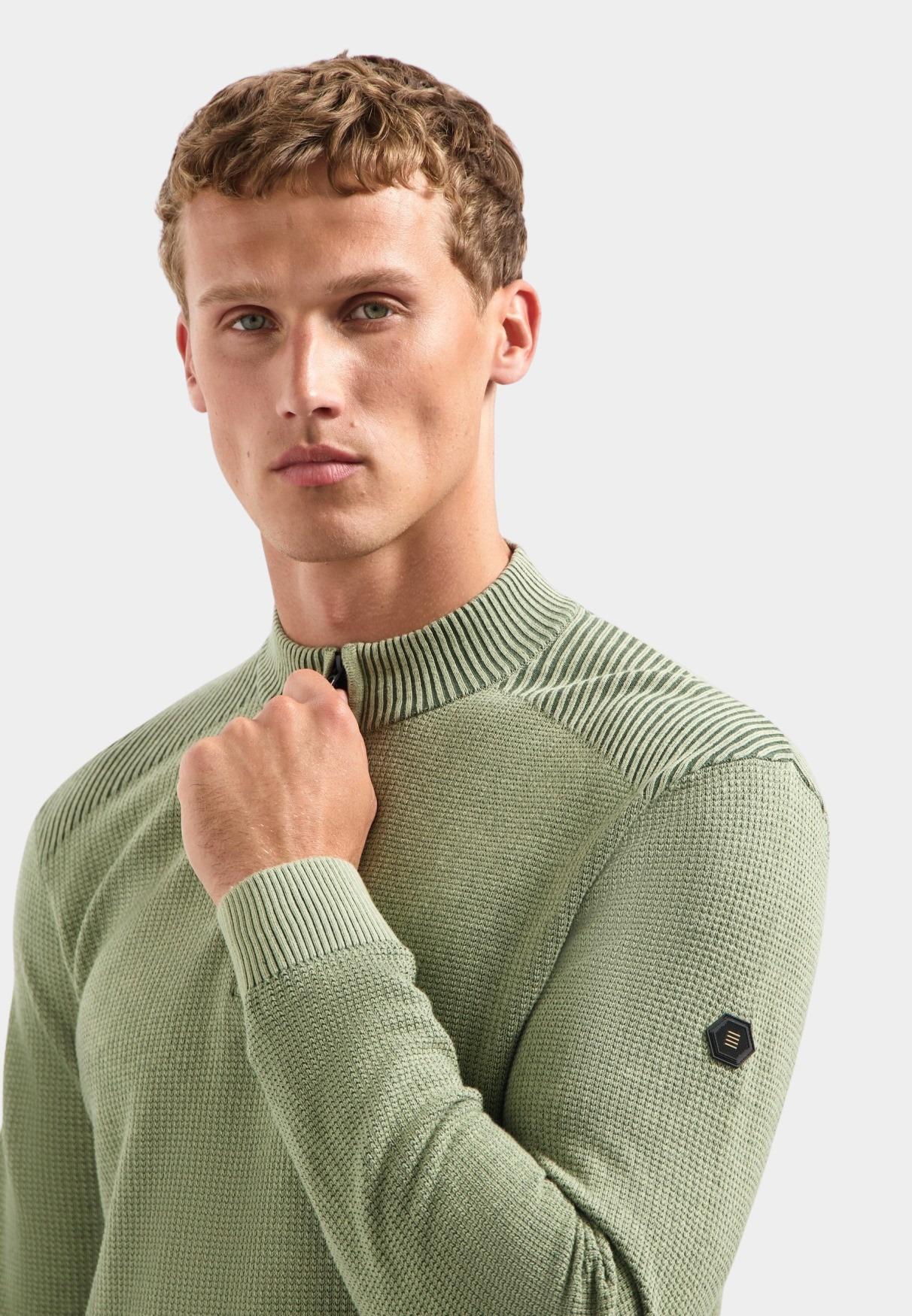 No Excess Half Zip Groen  29230813SN/197