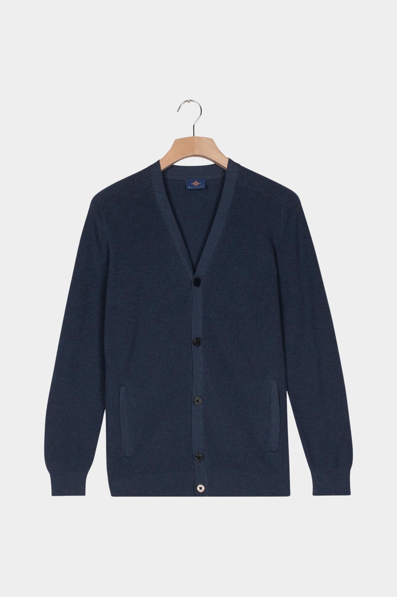 Baileys Vest Blauw Cardigan Buttons 522028/675