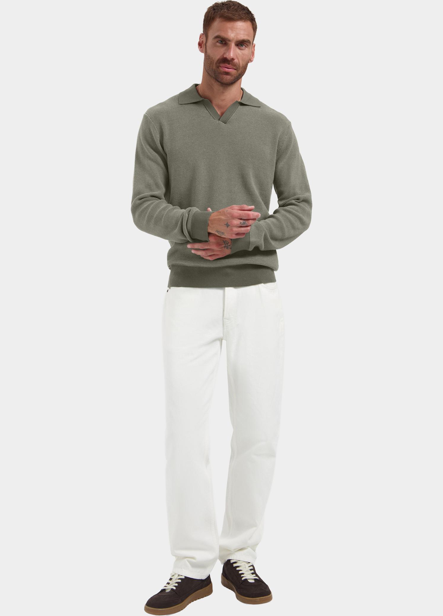 Dstrezzed Pullover heren Groen Saha Knit 406828/524