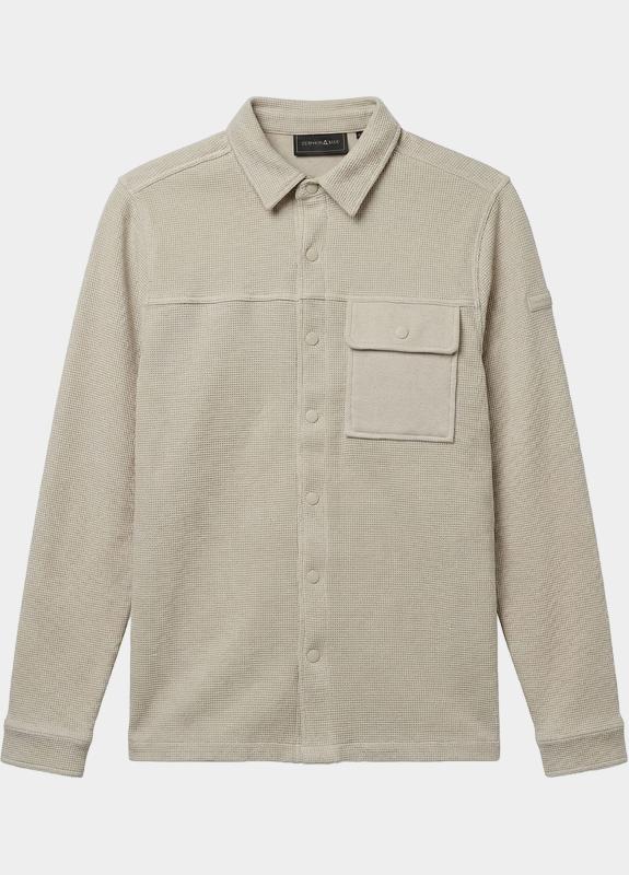 Scotland Blue Overshirt Grijs Vance Shirtjacket SPE26114VA07SB/2501