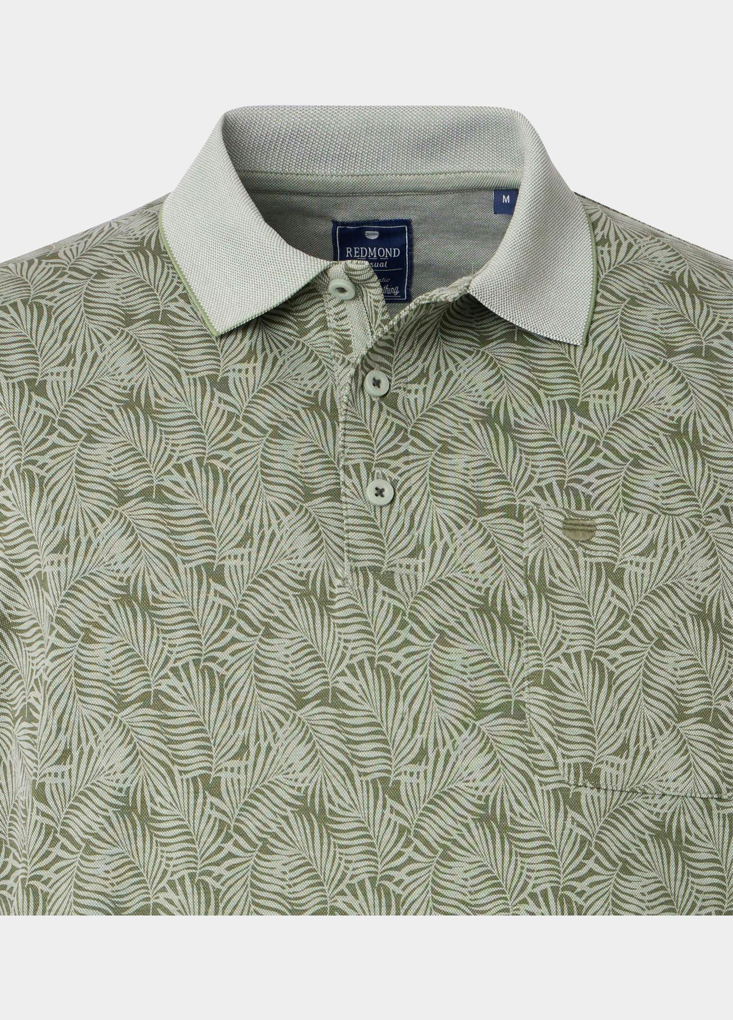 Redmond Polo heren Groen Polo Shirt wash & wear 251910900/600