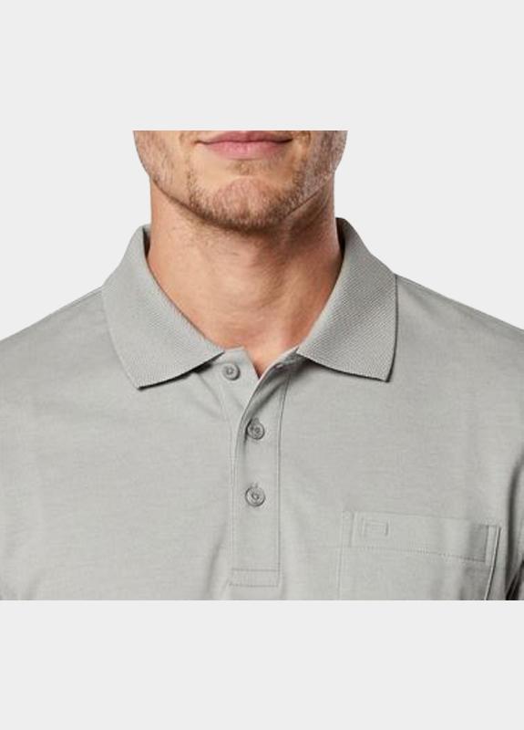 Commander flag Polo heren Grijs  214008350/804
