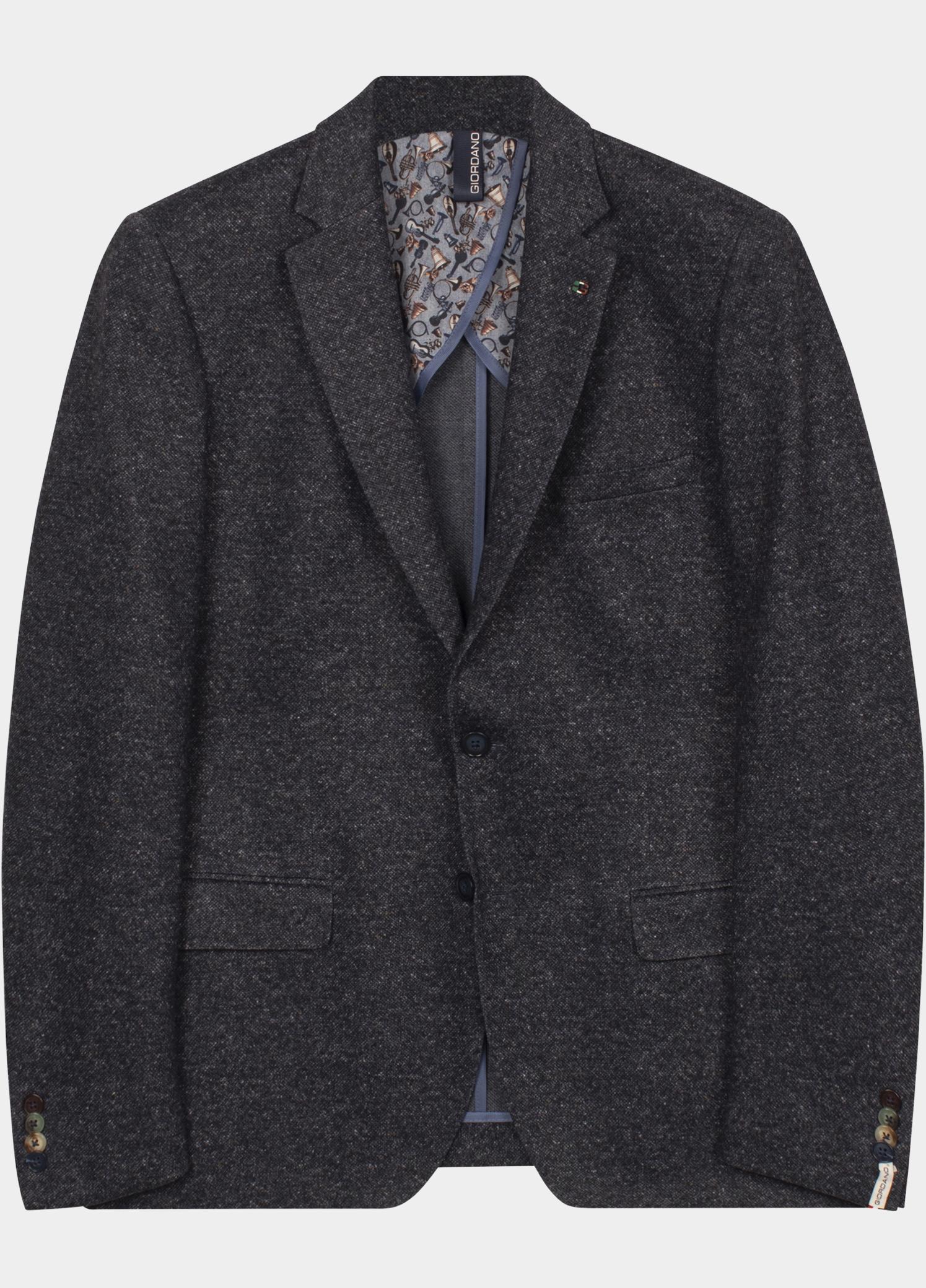 Giordano Colbert Blauw Pietro Half Lined  Printed Kn 522603/60