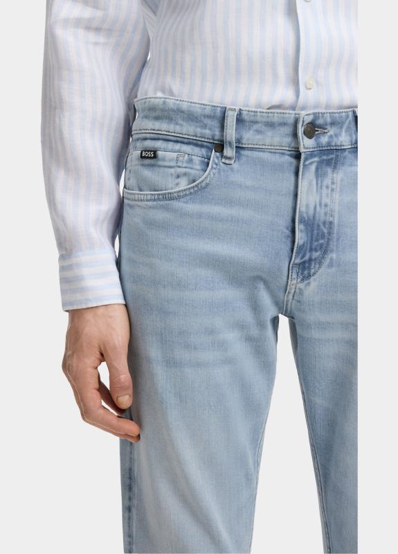 BOSS Black Katoenen 5-Pocket Blauw C-Delaware 10263151 03 50561997/429