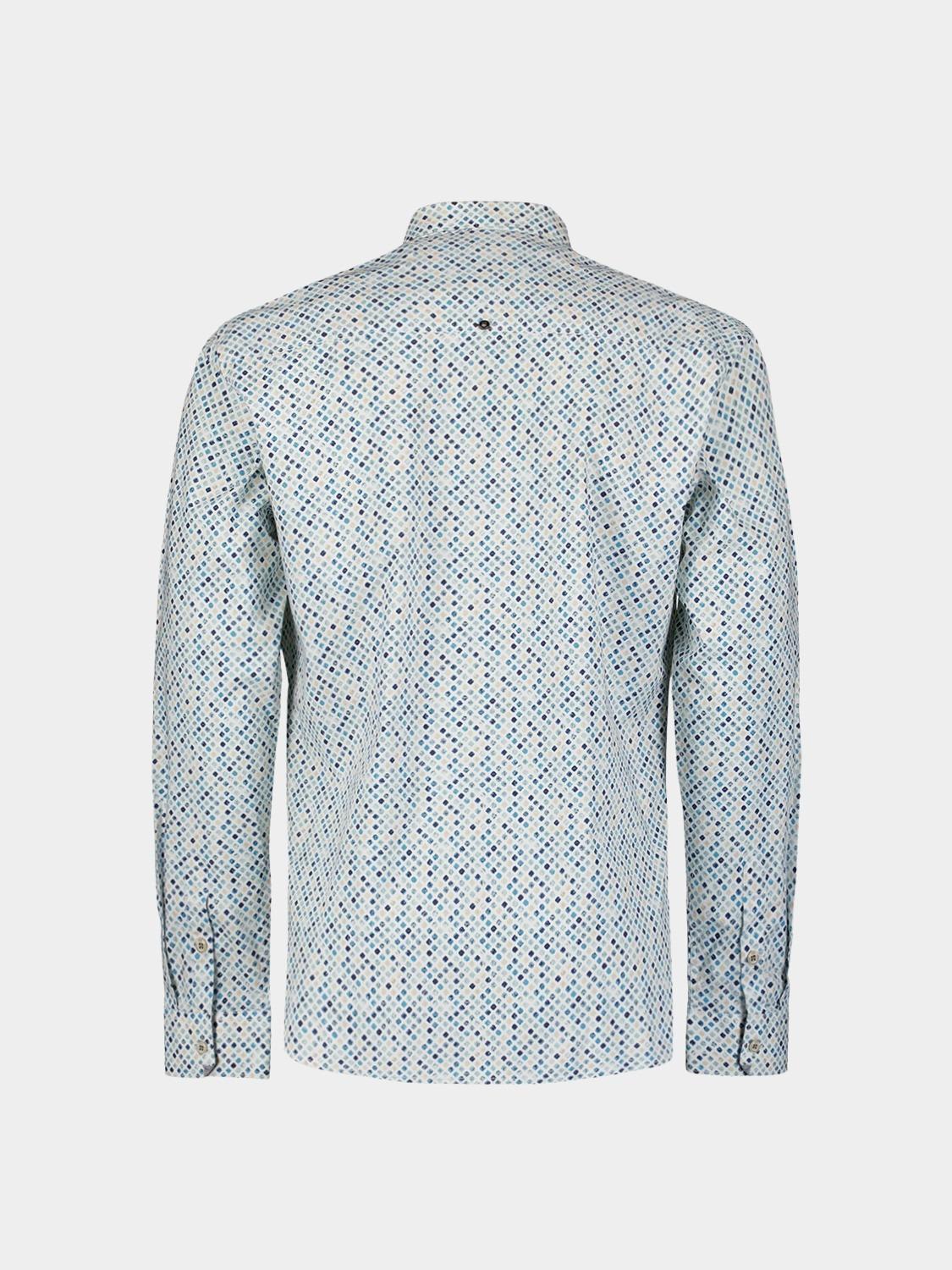 No Excess Casual hemd lange mouw Blauw  27430108/039
