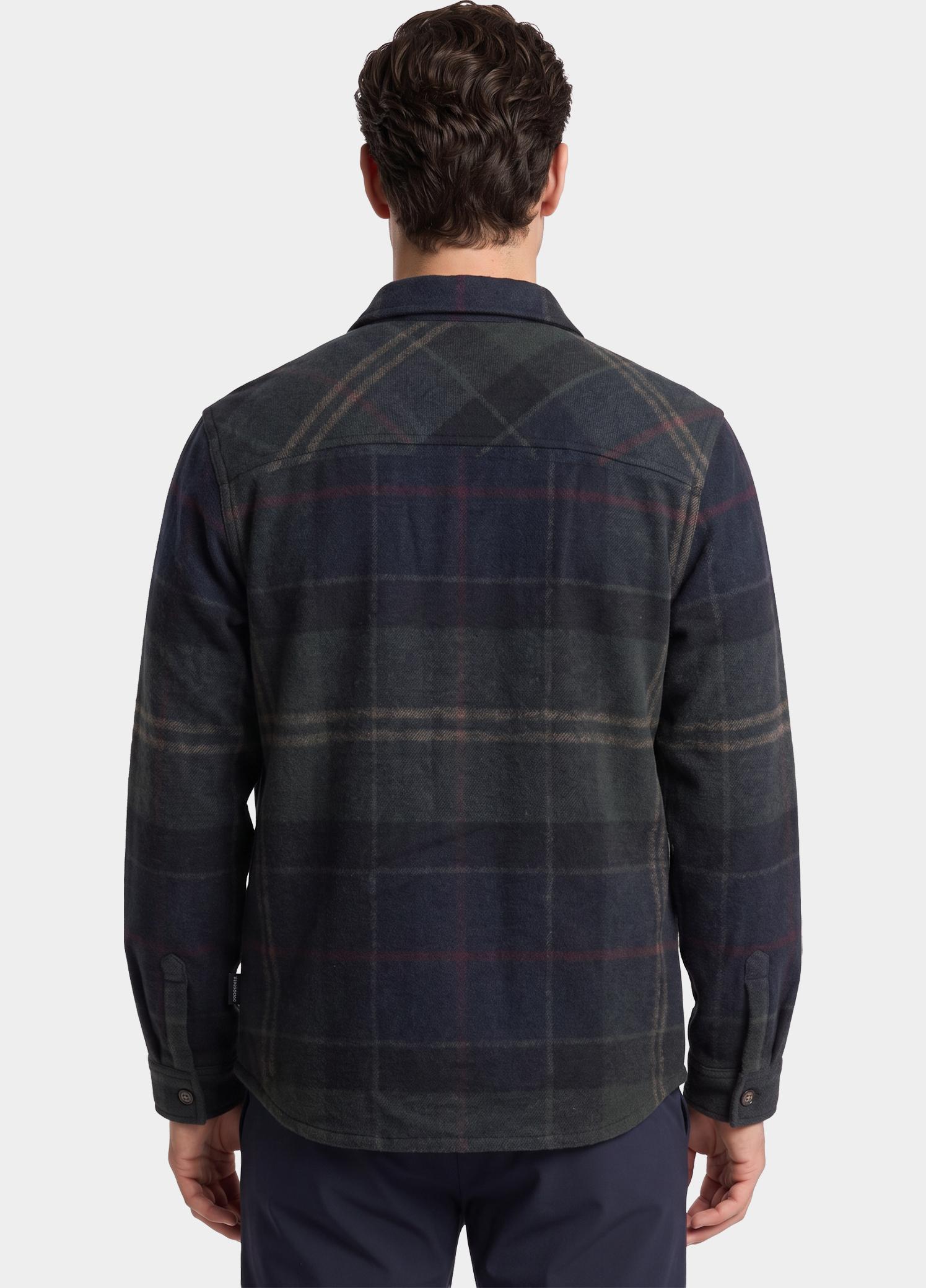 Barbour Overshirt Grijs Woodlane MOS0511/TN43
