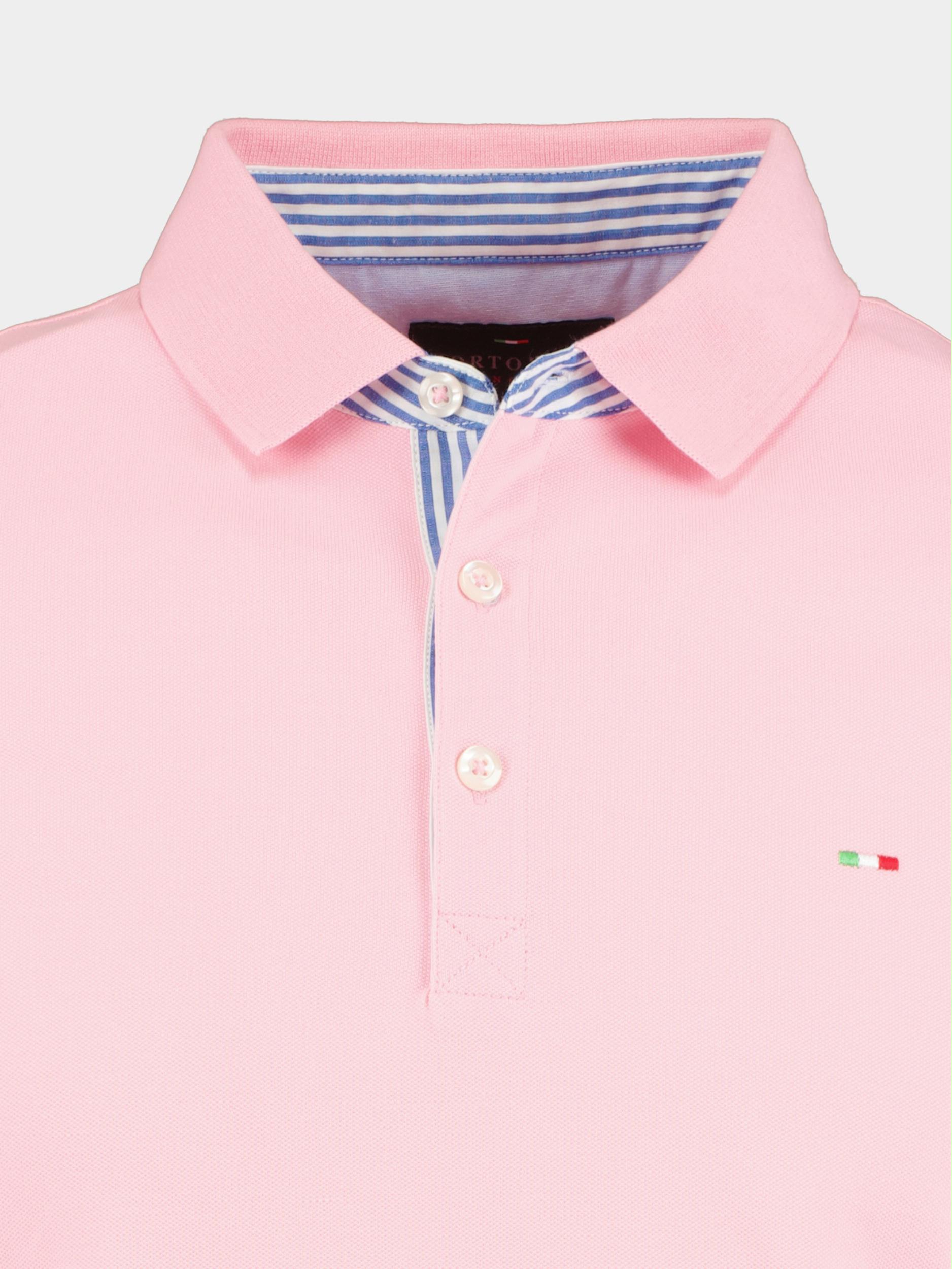 Portofino Polo korte mouw Roze  3152PRTF07-5/51