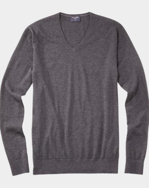 Olymp Pullover Grijs 0151/10 Pullover 015110/67